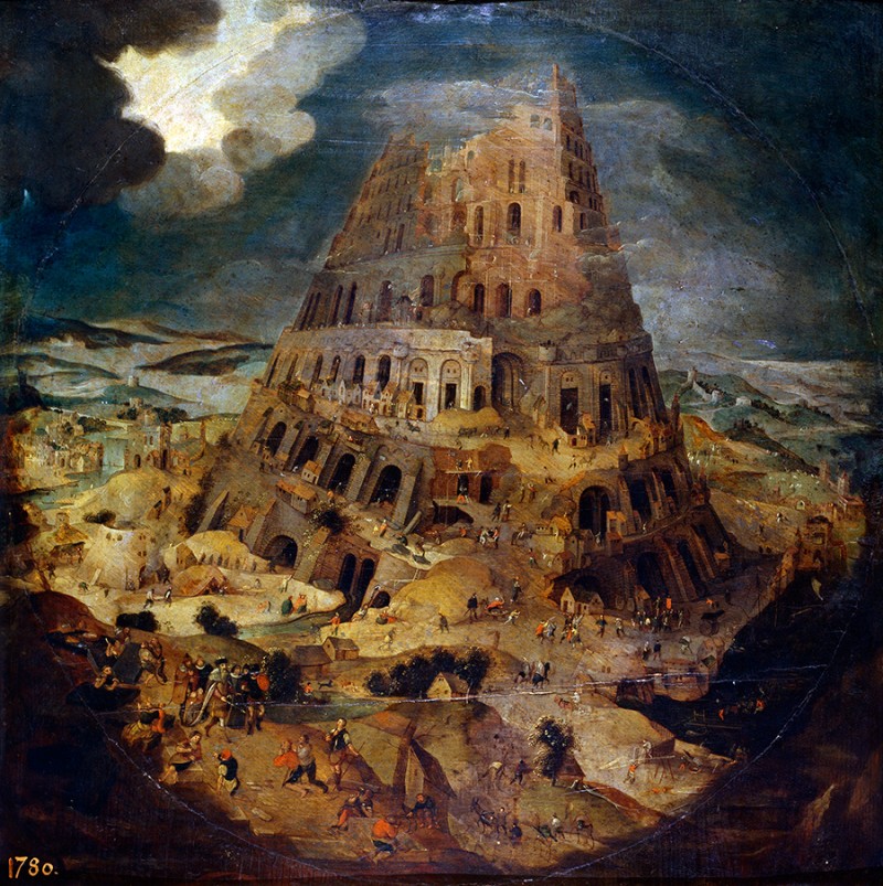 Pieter Brueghel the Younger (1564–1638) Construction of the Tower of Babel – circa 1595