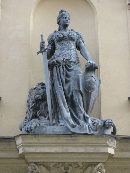 Statue Of A Viking Woman-Warrior, Blenda