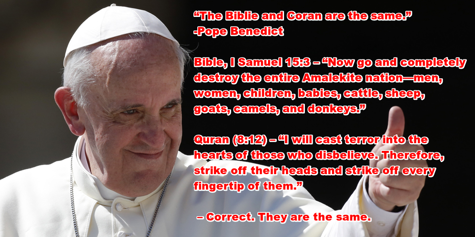 koran and bible are the same